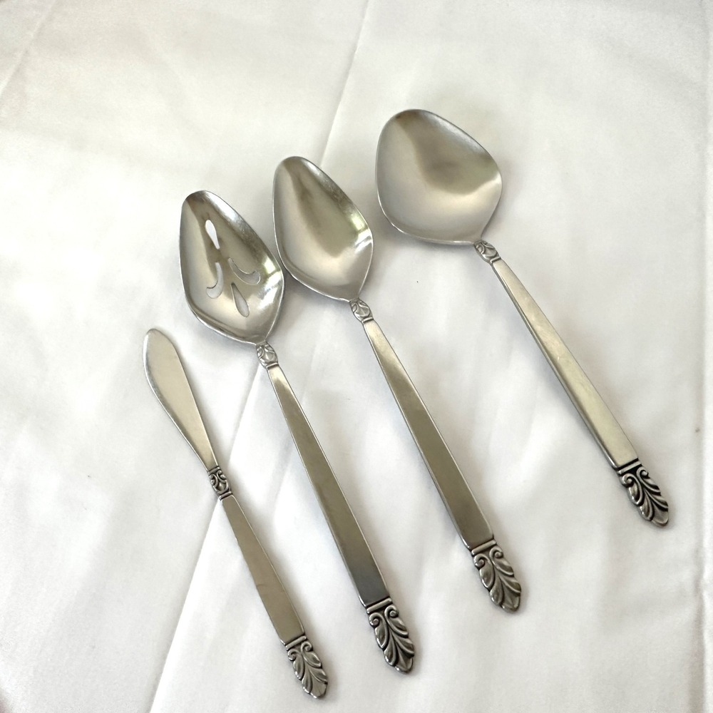 4 Pcs International Stainless Deluxe NORSE Serving Pieces